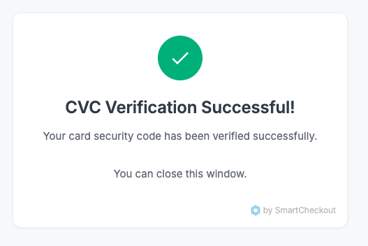 Verification Success